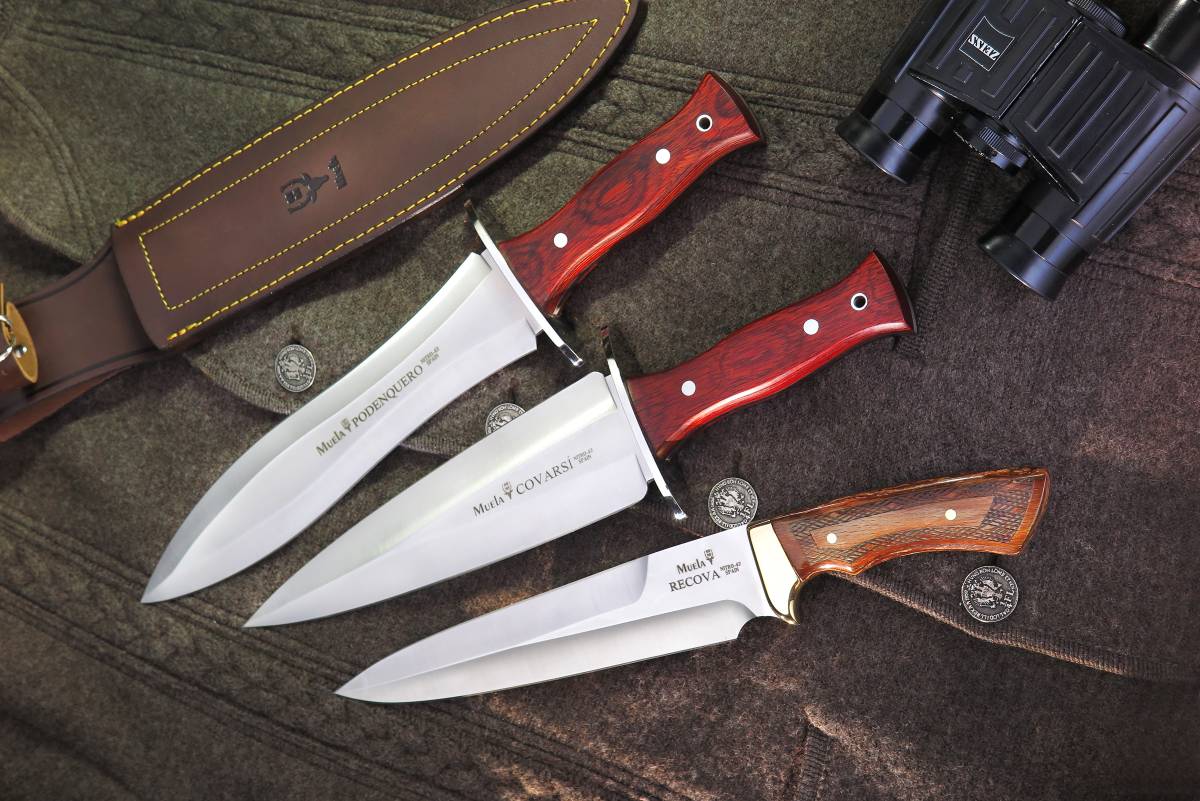 Nueva línea de cuchillos de remate en acero “NITRO-42”. Modelos Podenquero, Covarsí y Recova
